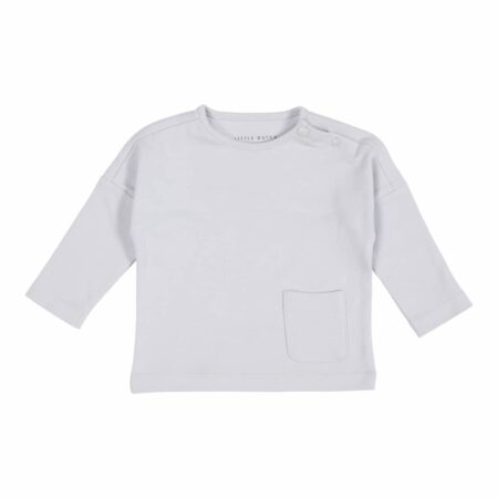 Little Dutch - Shirt lange mouw met zakje Soft Blue
