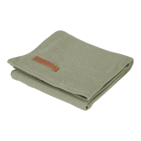 Little Dutch - Swaddle doek 120 x 120 Pure Olive