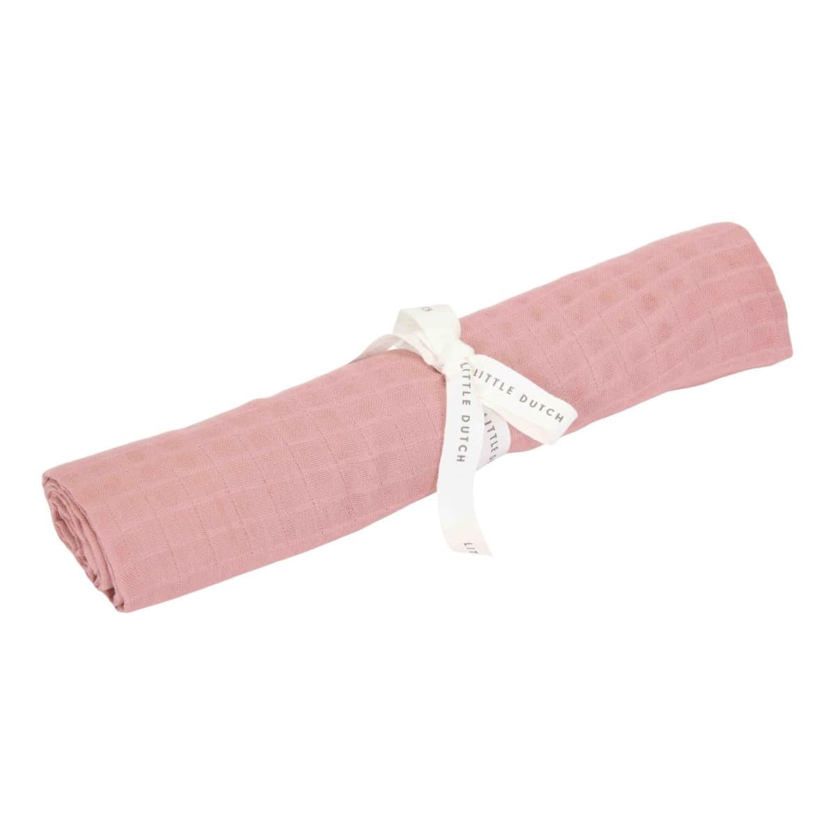 Little Dutch - Swaddle doek hydrofiel 120 x 120 Pure Pink Blush