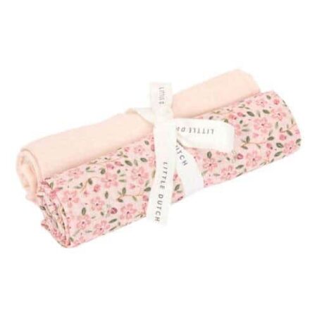 Little Dutch - Swaddle doeken hydrofiel 70 x 70 Fairy Floral & Blossom