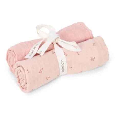 Little Dutch - Swaddle doeken hydrofiel 70x70 - Pure Blossom