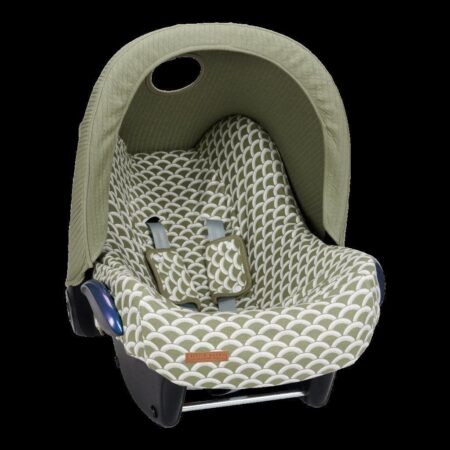 Little Dutch - Zonnekap autostoeltje 0+ Pure Olive