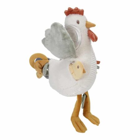 Little Dutch Toys - Activiteitenknuffel kip 25cm Little Farm