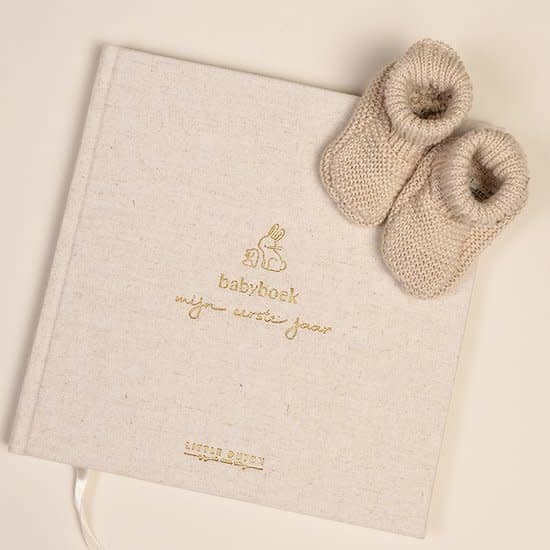 Little Dutch Toys - Babyboek 'Mijn eerste jaar' baby bunny FSC