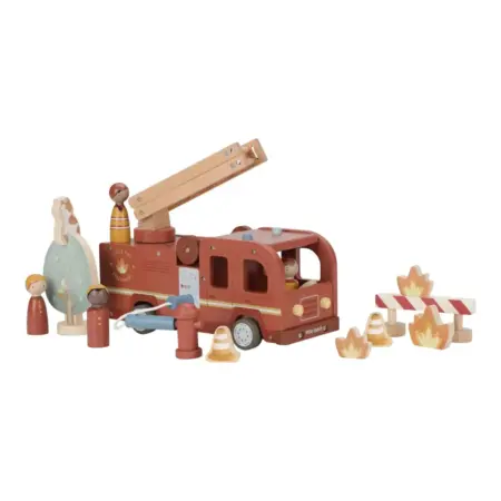 Little Dutch Toys - Brandweerwagenset FSC