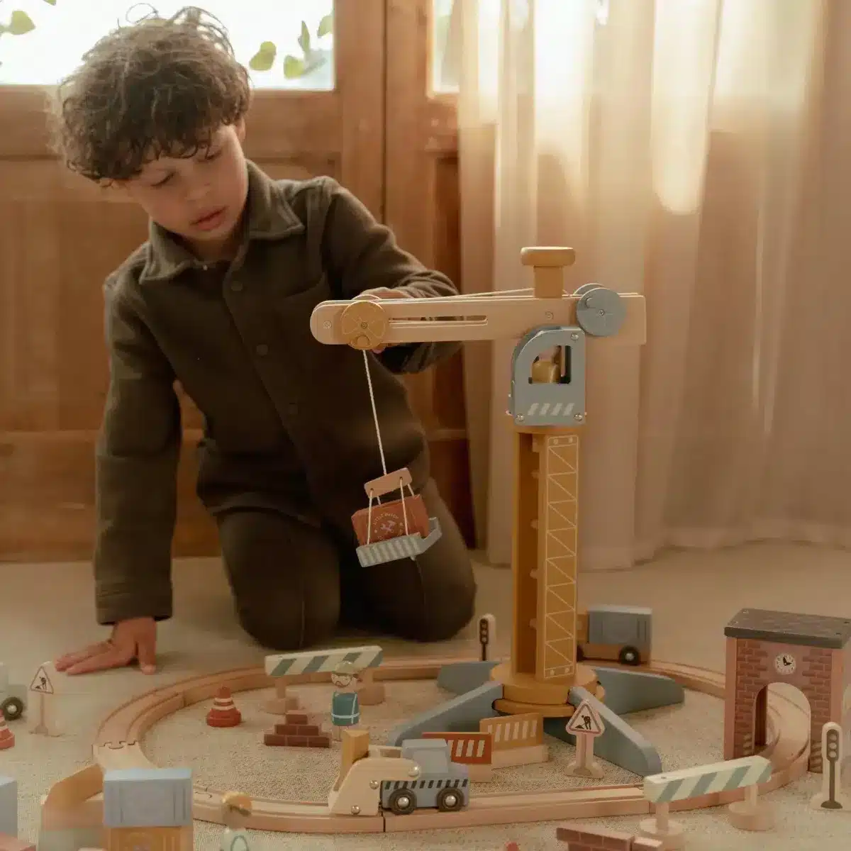 Little Dutch Toys - Hijskraan set FSC