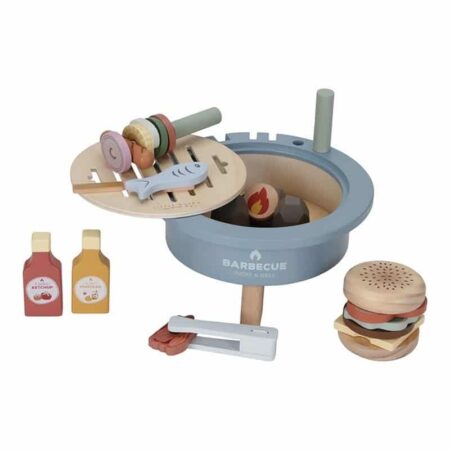 Little Dutch Toys - Houten barbecue speelgoedset FSC