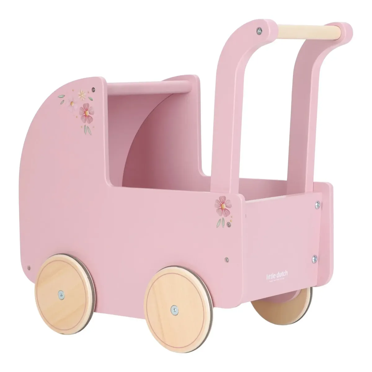 Little Dutch Toys - Houten poppenwagen FSC