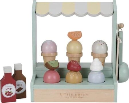 Little Dutch Toys - Houten speelgoed ijskraam FSC