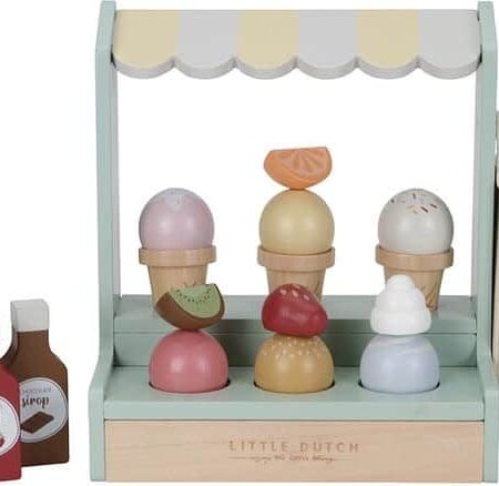 Little Dutch Toys - Houten speelgoed ijskraam FSC