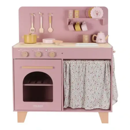 Little Dutch Toys - Houten speelkeuken Roze FSC