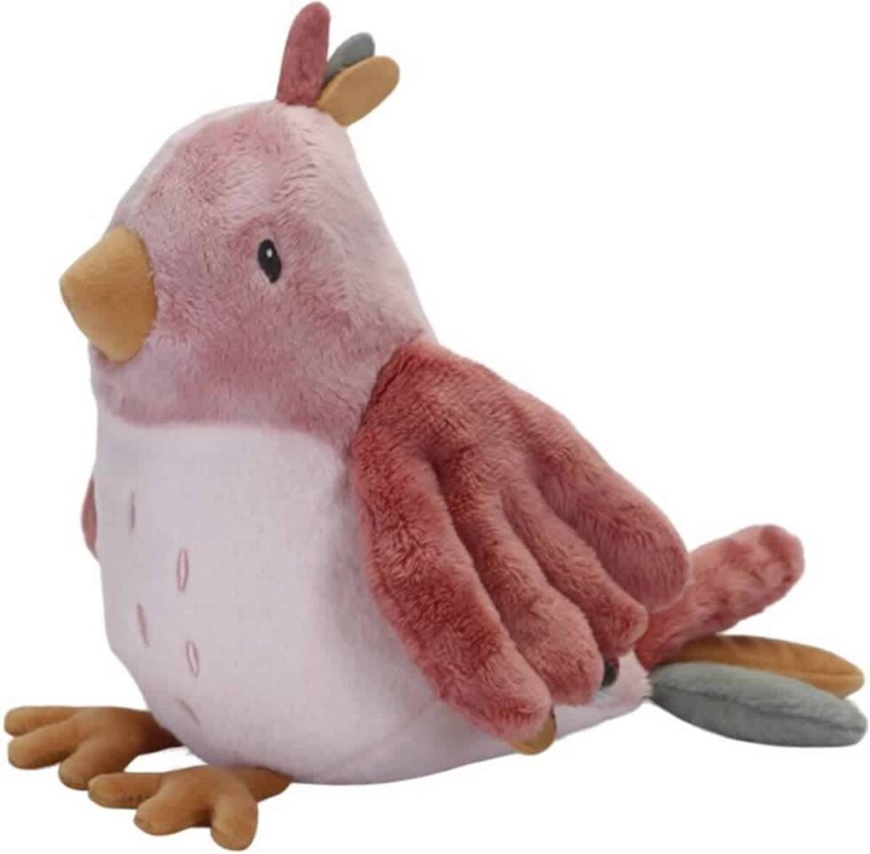 Little Dutch Toys - Knuffel Vogel Flowers & Butterflies 20cm