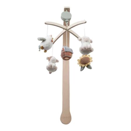 Little Dutch Toys - Little Dutch Houten muziekmobiel Little Farm FSC