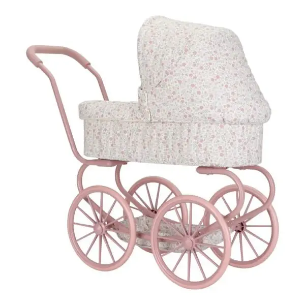 Little Dutch Toys - Metalen Poppenwagen Soft Flowers