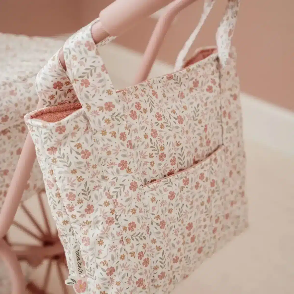 Little Dutch Toys - Poppen verzorgingstas Soft Flowers