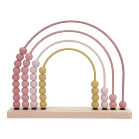 Little Dutch Toys - Regenboog telraam pink