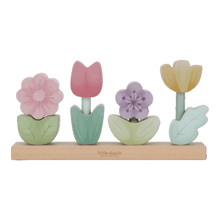 Little Dutch Toys - Stapelaar Bloemen - Fairy Garden FSC