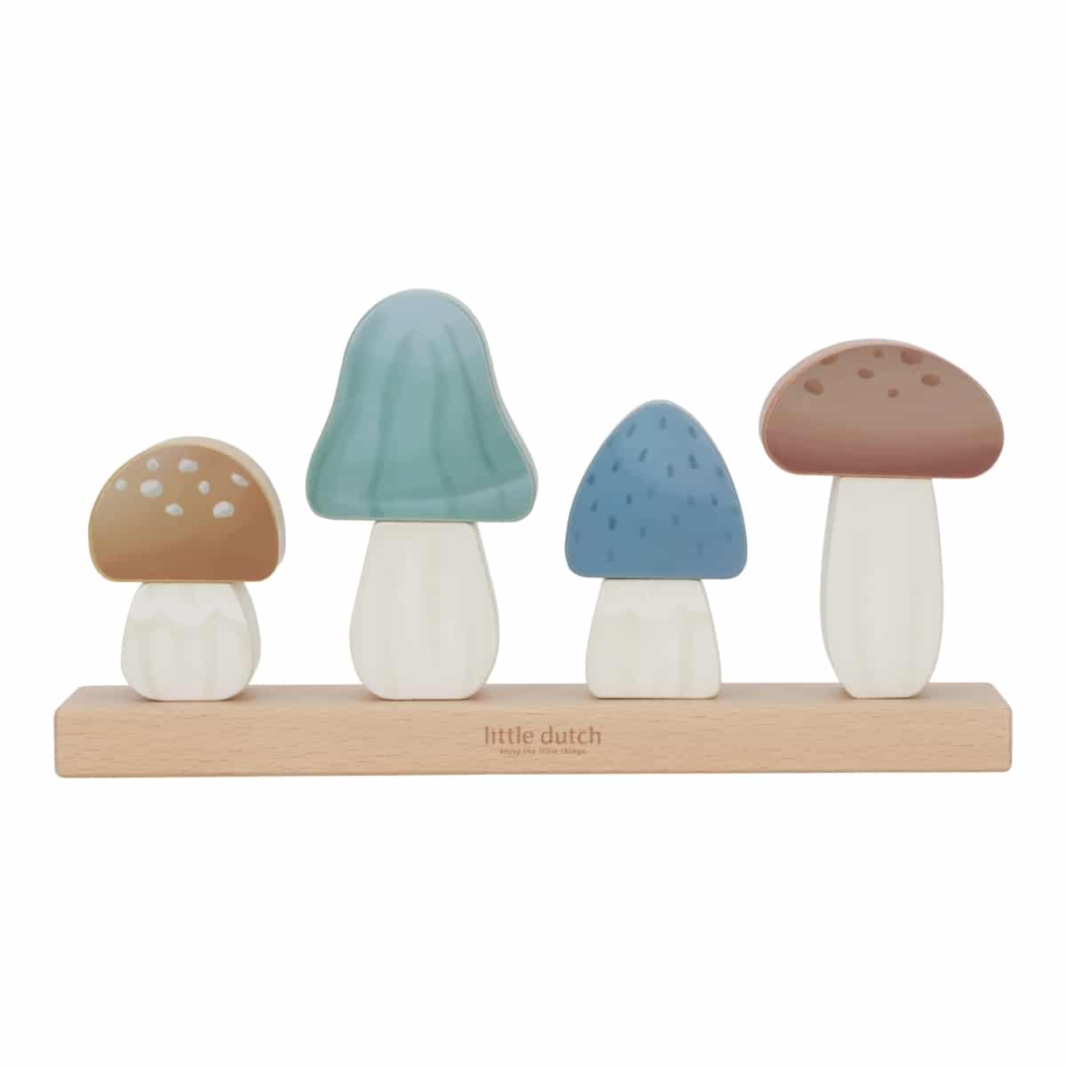 Little Dutch Toys - Stapelaar Paddenstoelen - Forest Friends FSC
