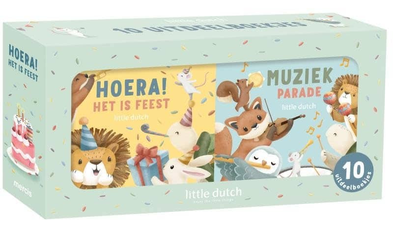 Little Dutch Toys - uitdeelboekjes - hoera! het is feest & muziekparade