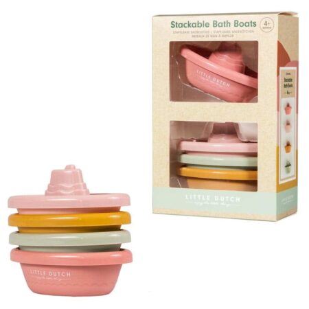 Little Dutch toys - SAILORS BAY Stapelbare Badbootjes Roze