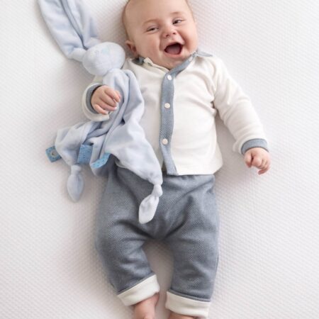 Living Nature - 2Delig Lowie - Wit/Blauw