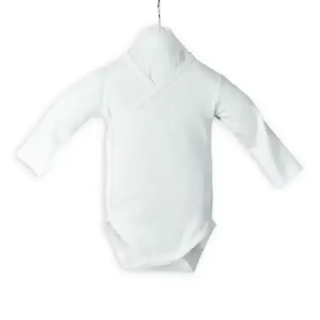 Living Nature - Baby ondergoed body wit lange mouw