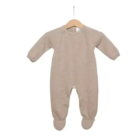 Living Nature - Gebreid Babypakje Ezra beige