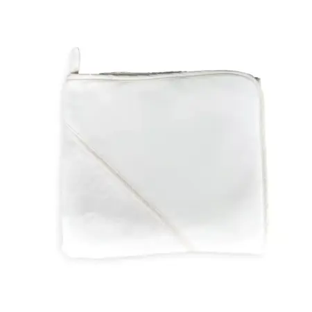 Living Nature - Kaphanddoek detail beige streepje 80X80 cm