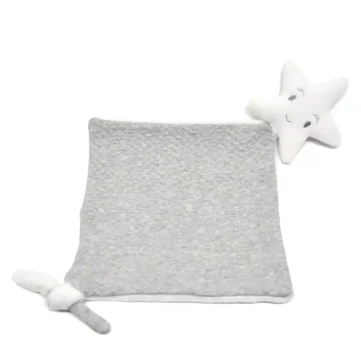 Living Nature - Little Star doudou nieuw model losange grijs