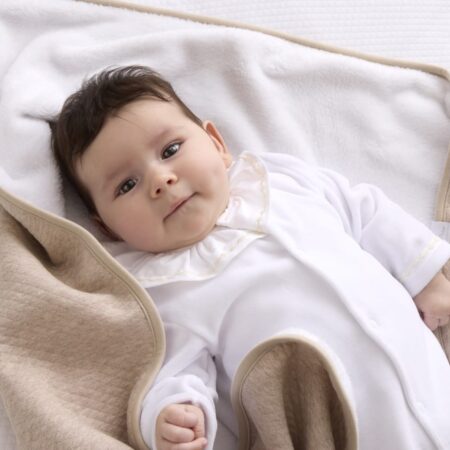 Living Nature - Pyjama velour sweet ivory - Wit