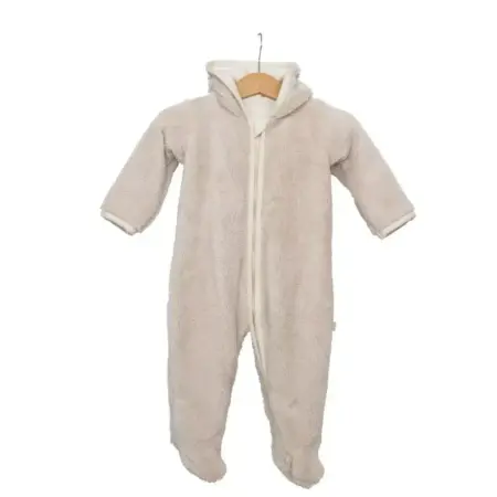 Living Nature - Teddy onesie met rits en oortjes