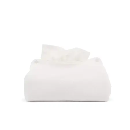 Living Nature - Tissuebox cover in witte losange hoog model