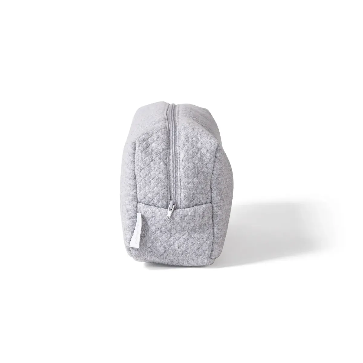 Living Nature - Toilettas Charlie losange grijs  maat M = 26 x 12 x 8,5 cm