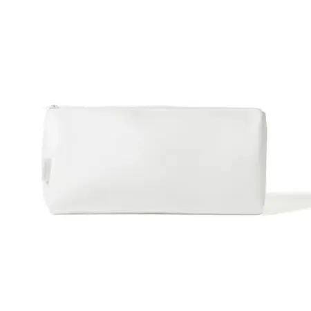 Living Nature - Toilettas groot Pernille in losange wit maat L = 30 x 18 x 12 cm