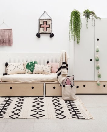 Lorena Canals - Mand Bubbly Natural-Black 30 x Dia. 30