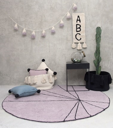 Lorena Canals - Mand Tassels Black 30 x Dia. 45