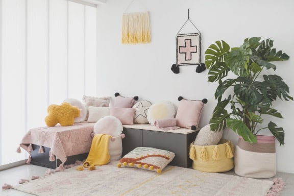 Lorena Canals - Mand Tassels Yellow 30 x Dia. 45