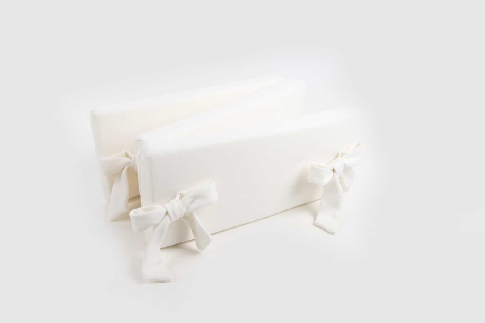 Maison Naline - Bedomrander angora ivoor / lintstrikken angora ivoor (mousse 5cm)