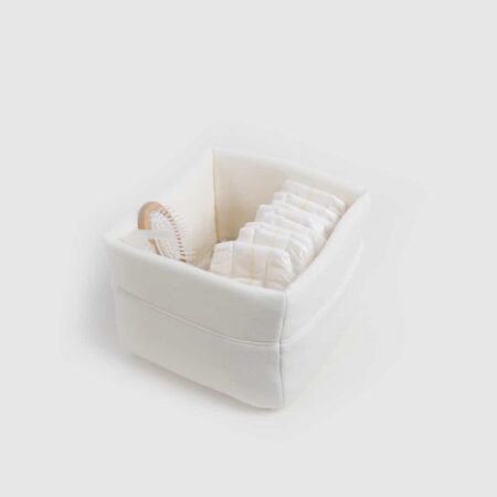 Maison Naline - Commodemandje angora ivoor / paspel ivoor op 1/3