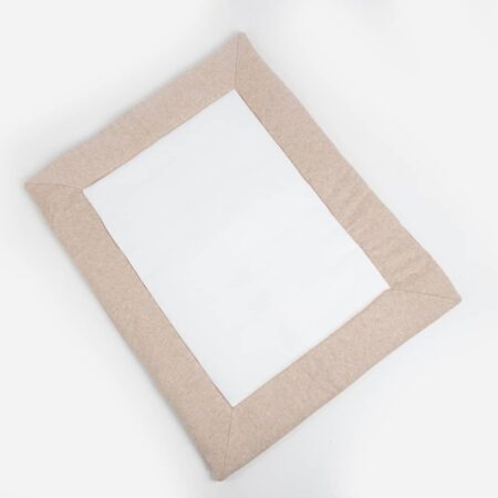 Maison Naline - Parktapijt kader en verlengstuk angora beige / middenstuk angora ivoor