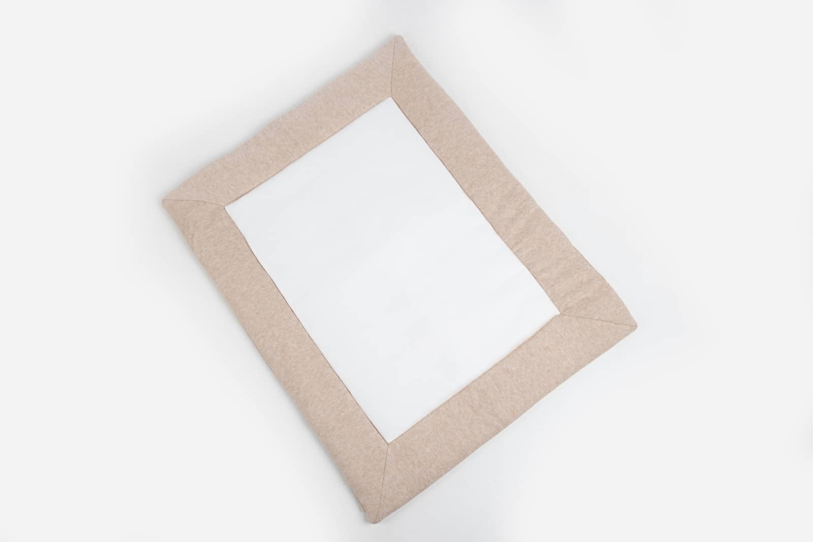 Maison Naline - Parktapijt kader en verlengstuk angora beige / middenstuk angora ivoor