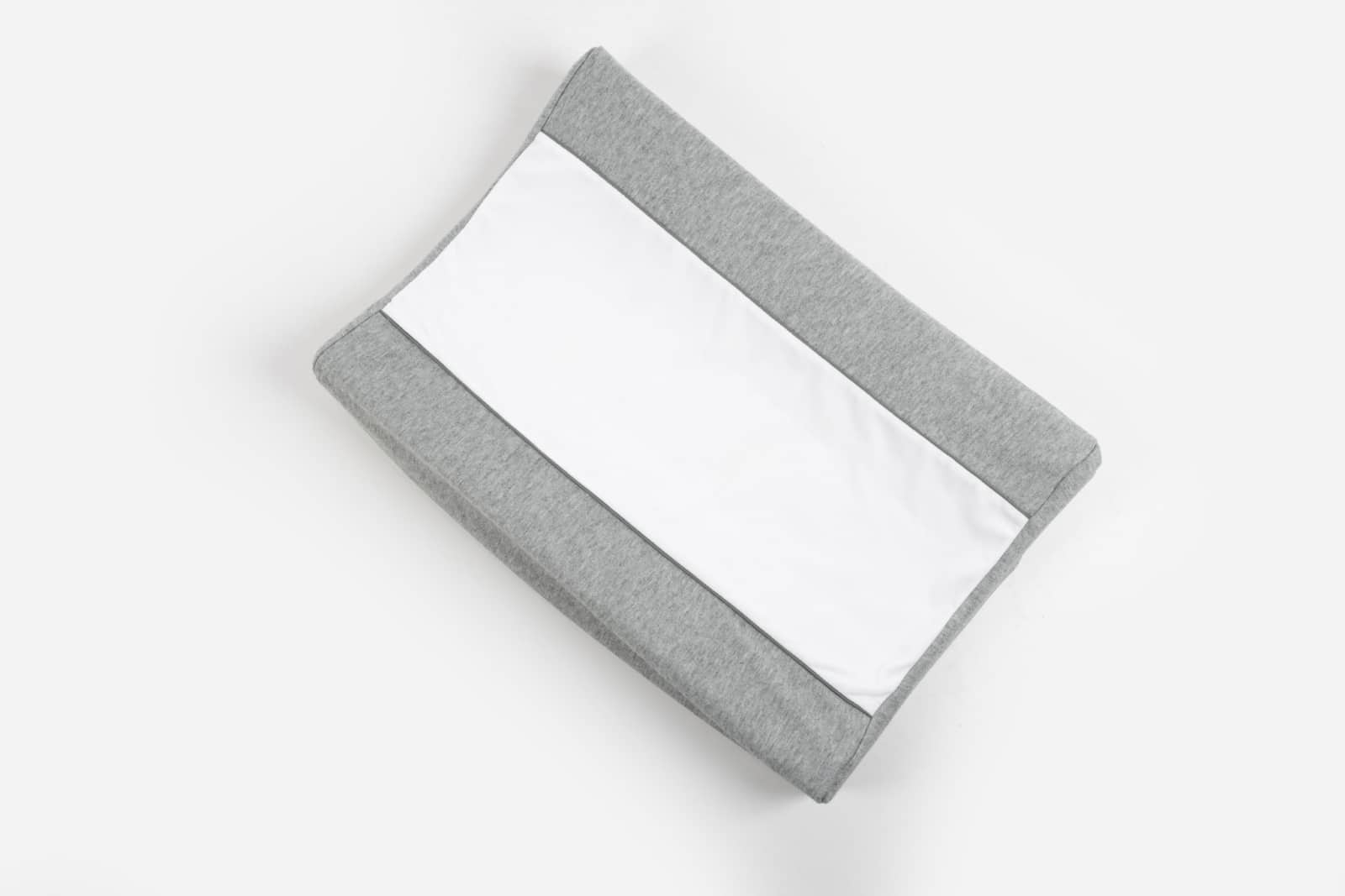 Maison Naline - Waskussenhoes zijkant angora groen / paspel tush groen / middenstuk triga ivoor