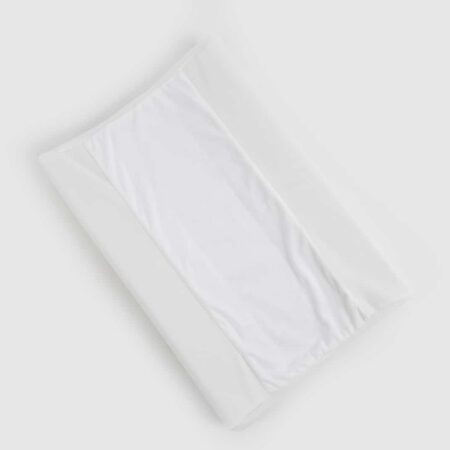 Maison Naline - Waskussenhoes zijkant angora ivoor / paspel ivoor / middenstuk triga ivoor