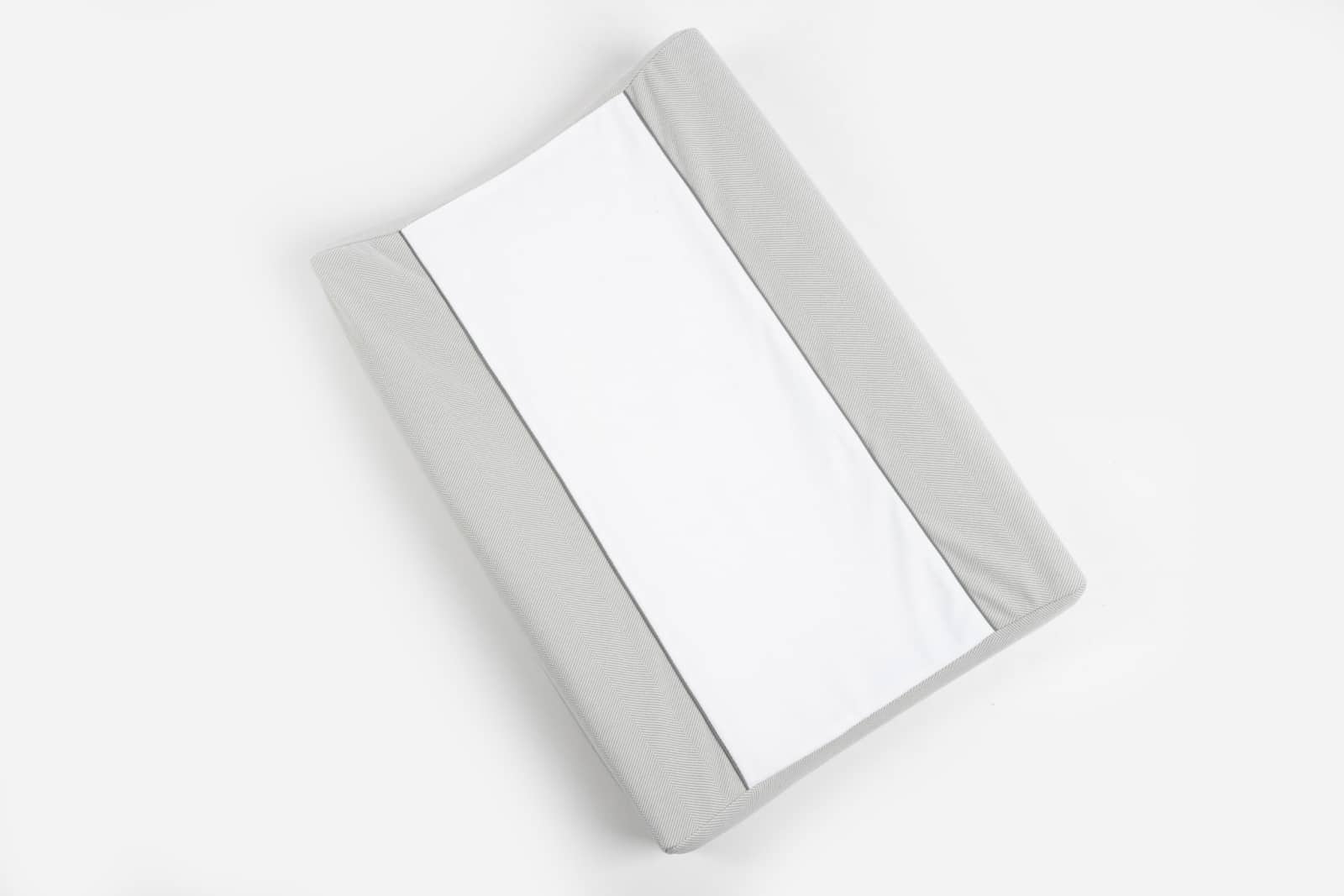 Maison Naline - Waskussenhoes zijkant herringbone groen / paspel tush groen / middenstuk triga ivoor