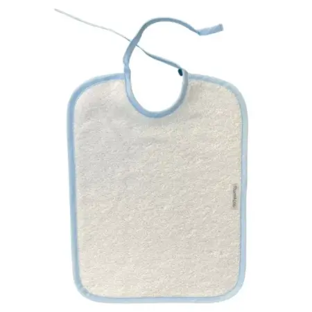 Mamelou - Bib 38X29 - White/Ciel