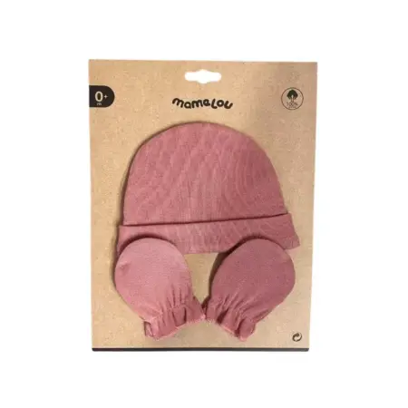 Mamelou - Set Cap & Mittens - Woodchuck