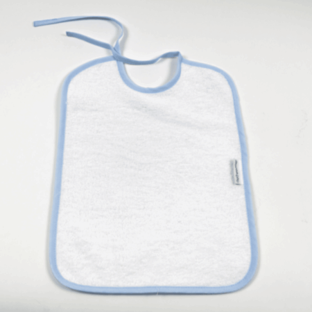 Mamelou - Slab groot - wit / blauw