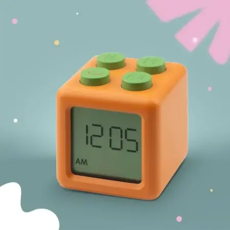 Mary's - Alarm Clock - Block - Orange