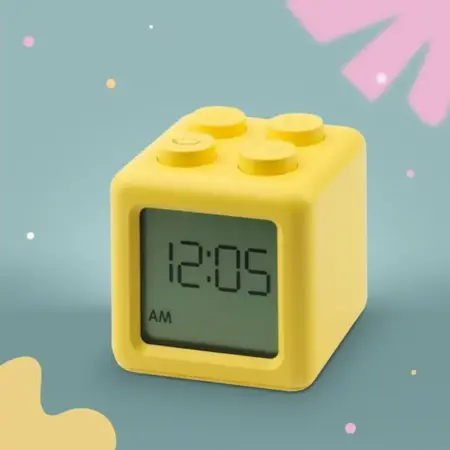 Mary's - Alarm Clock - Block - Yellow