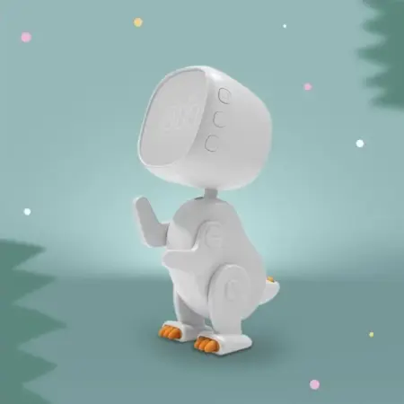 Mary's - Alarm Clock - Robo Dino - White